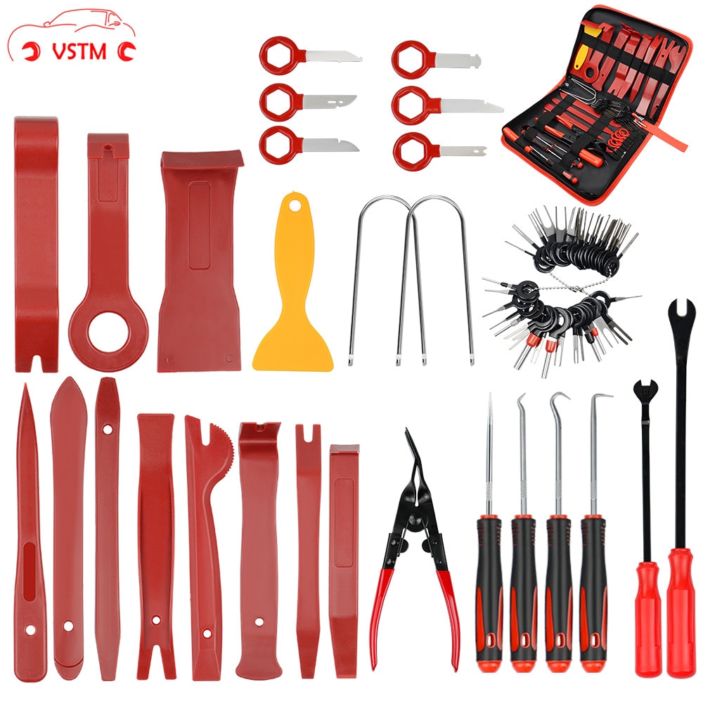 Auto Trim Removal Tools Kit Auto Panel Dash Audio Radio Removal Installer Repair Pry Gereedschap Kit Sluiting Removal Tool