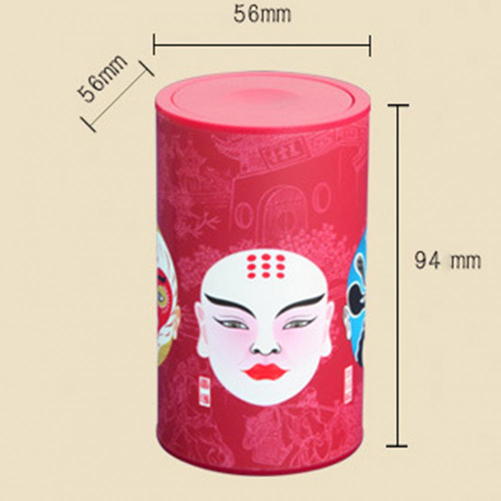 Toothpick Holder Chinese Style Automatic ABS Chinese Opera Face Pattern Toothpick Dispenser for Toothpick Toothpick Holder