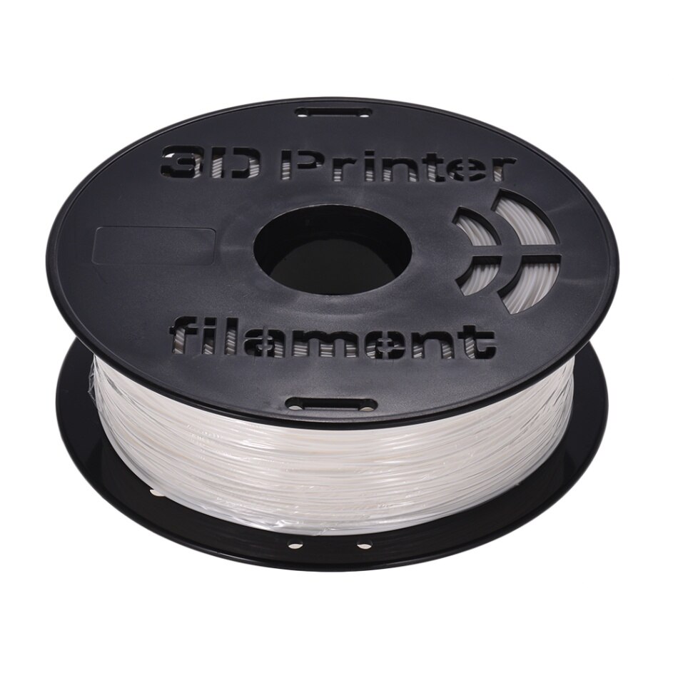 Pla filamentti 3d tulostinmateriaali pla filamentti 1.75mm halkaisija tulostusmateriaalin tarjonta 3d tulostinta 1kg/  kela: Valkoinen