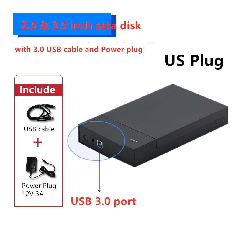 3.5 Enclosure Case Usb Sata 3.0 Enclosure Rack Hd Enclosure Disco Duro Externo 1tb Sata Hdd Box 3.5"Hd Externo Caddy: MR35T-US