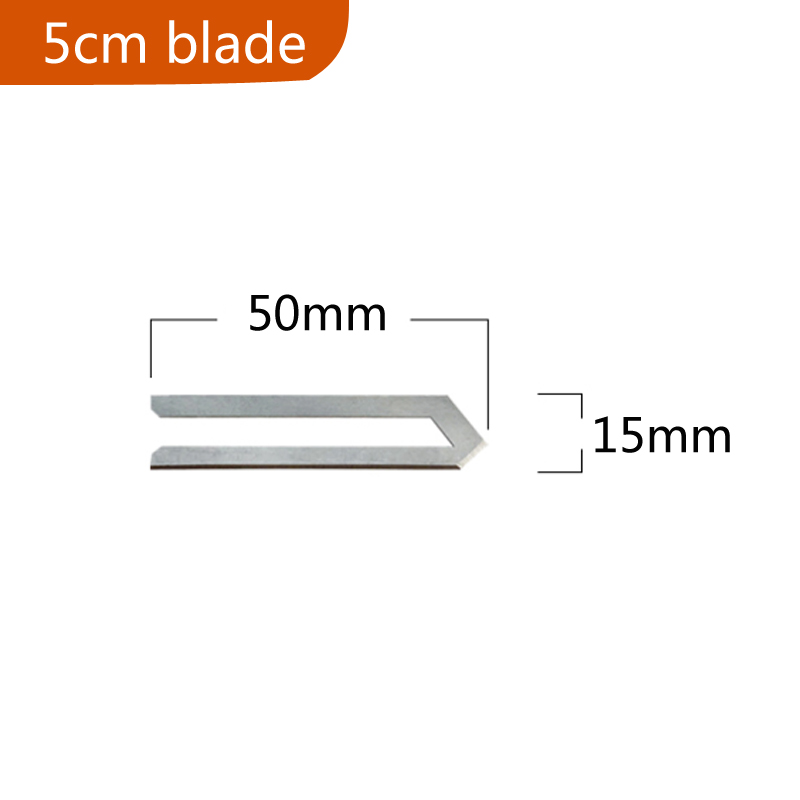 Elektrisch mes, duurzaam reservemes voor het snijden van touw, nylon doek, hittemes, accessoires, band, stof, thermisch snijmes: Geel/zwart