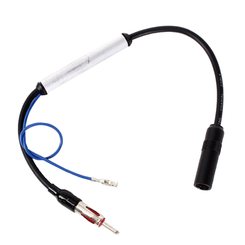 AMPLIFICADOR DE señal FM Anti-interferencia, antena de Metal para coche, Radio Universal, amplificador FM para coche Universal, 12V: 1