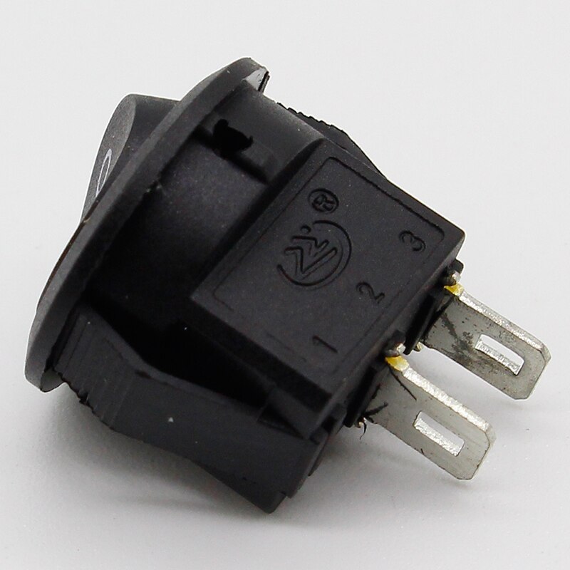 5* Small Round Black 2-Pin 2-Files 3A/250V 6A/125V... – Vicedeal