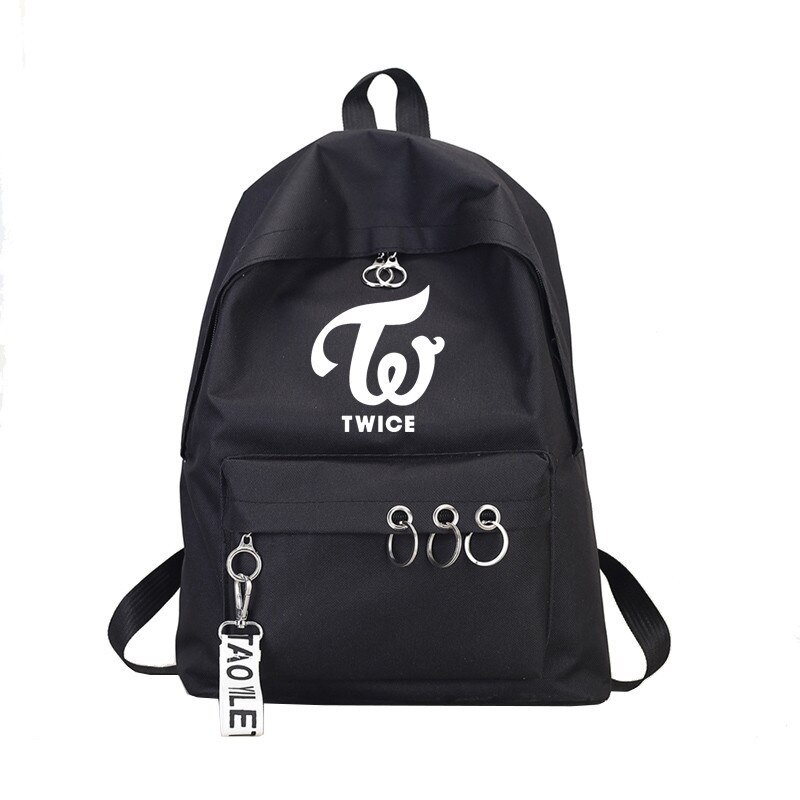 Ateez niños perdidos kpop saco un Dos mochila Got7 mujeres Monsta X Dos veces quiero uno de lona de mujer: twiceR1