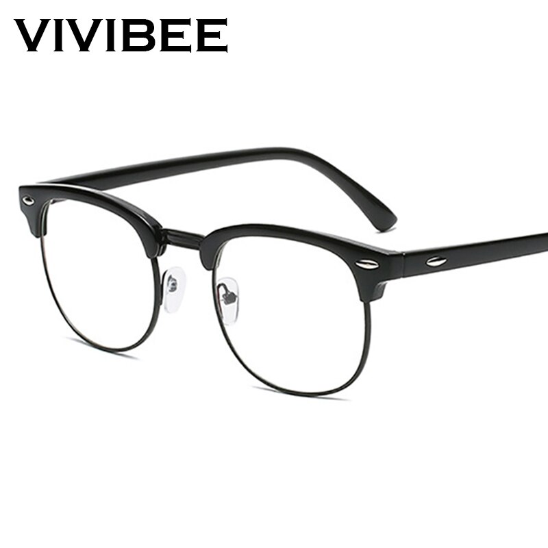 Gafas clásicas con montura transparente para hombre y mujer, lentes de bloqueo de luz azul sin montura, cuadradas, antirayos azules, para ordenador y videojuegos, 2025