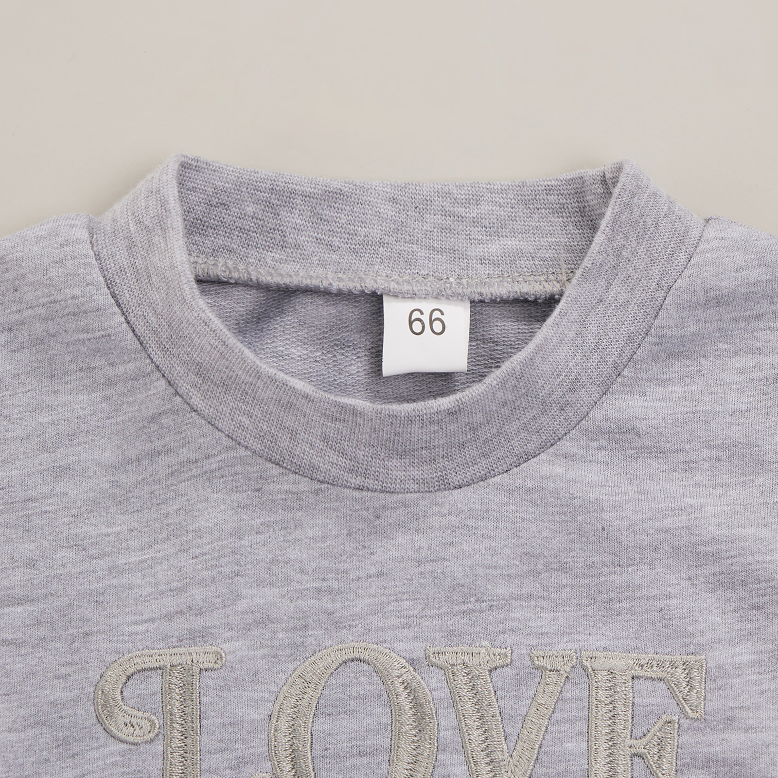 Sweat-shirt à manches longues pour bébé fille et garçon, avec lettres, printemps-automne