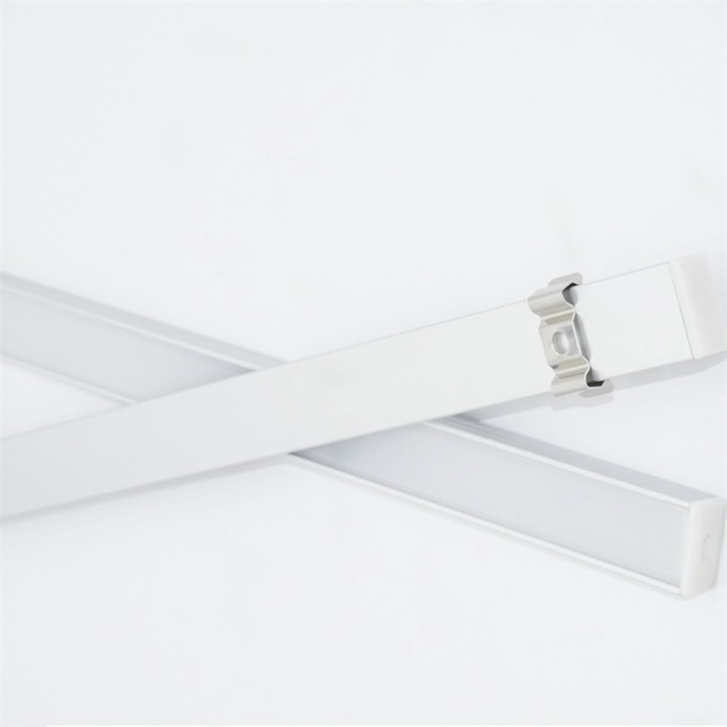 40cm per piece 16mm pcb led aluminium profile for double row strip ,8.5mm high slim flat wall ceil mounted diffuser channel