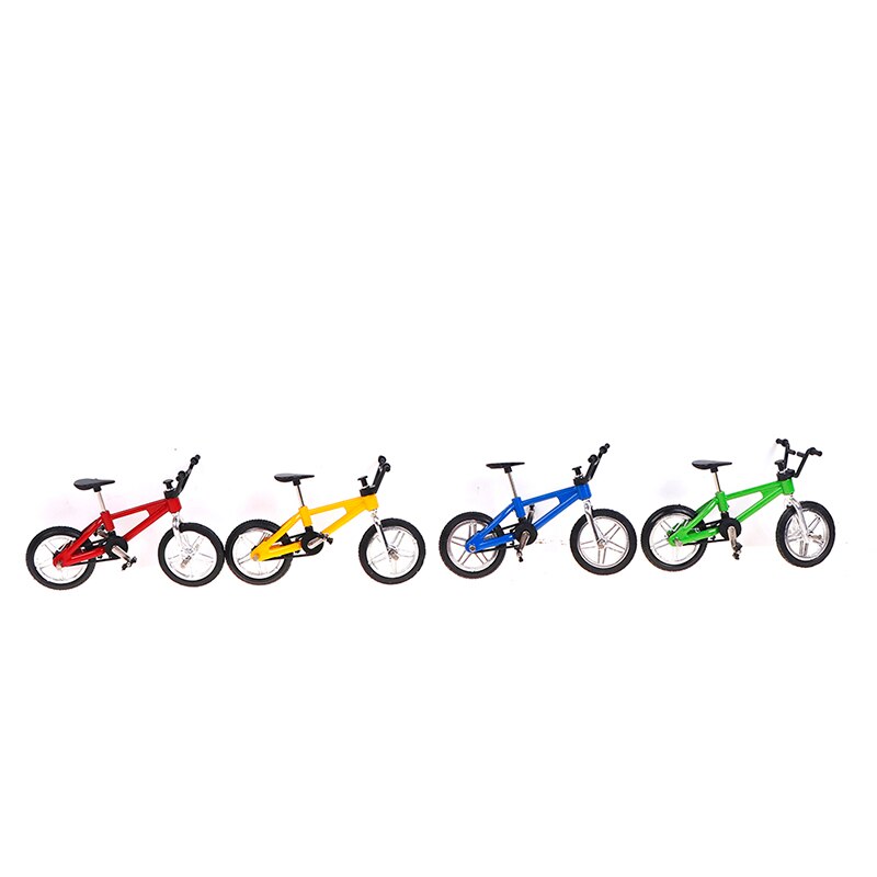 Simulering mini legering sykkel bil modell finger liten hjul sykkel