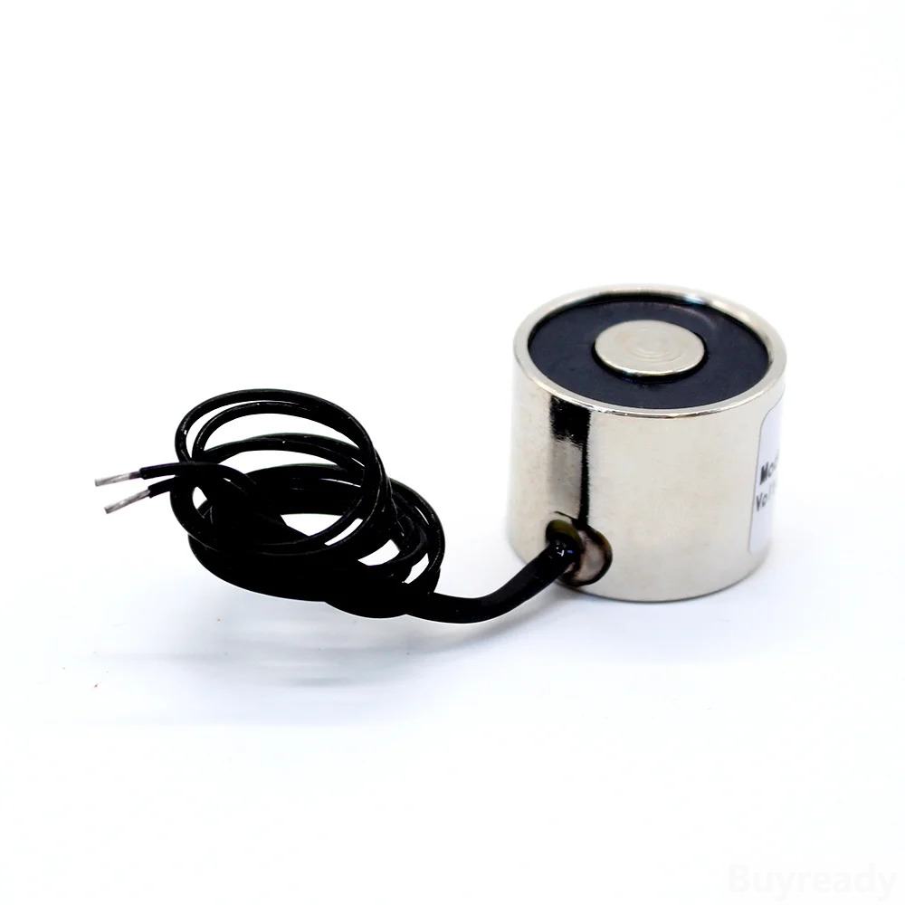 Podnoszenie 5KG 50N 25/20 Mini elektromagnes DC 6V 12V 24V 36V elektryczna cewka silny zasysacz trzyma elektromagnes