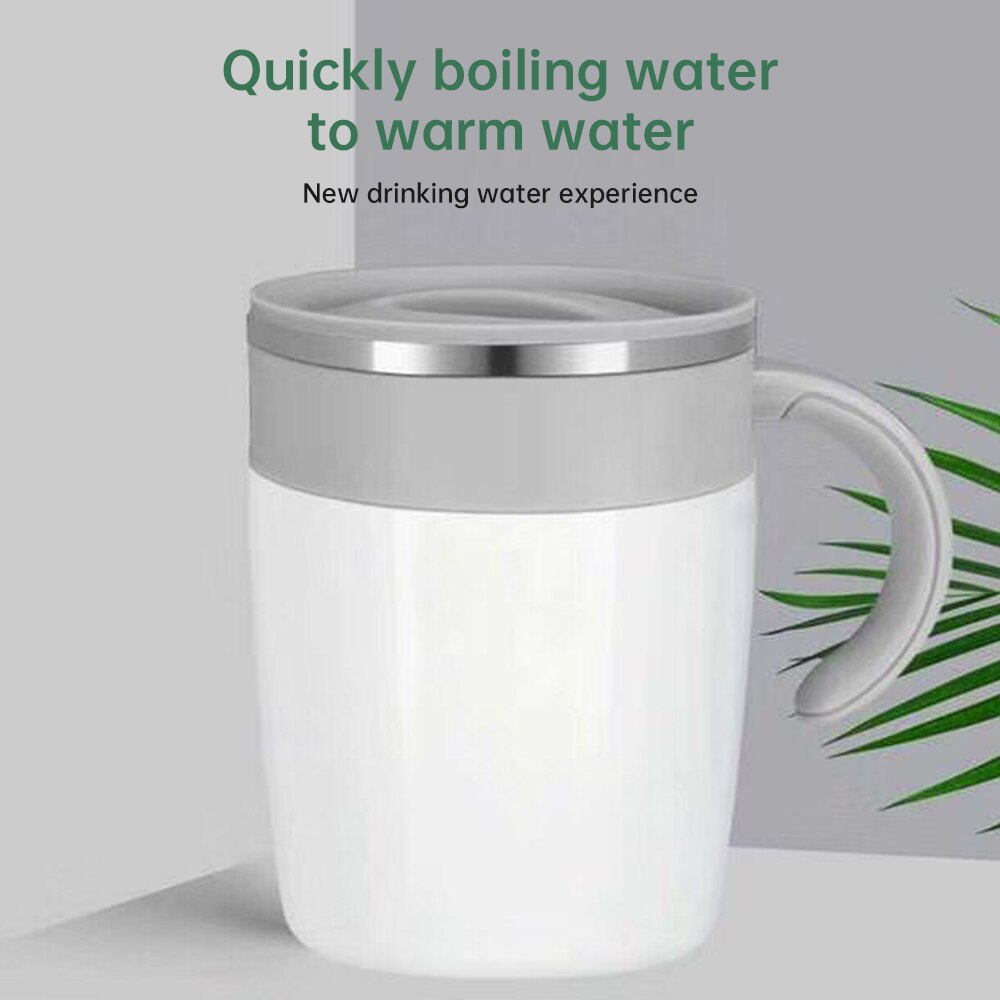 Vacuum Anti-scalding Coffee Cup Insulation Thermos Cup Automatic Stirring Magnetic Mug Stainless Steel Coffee Mixing Cup