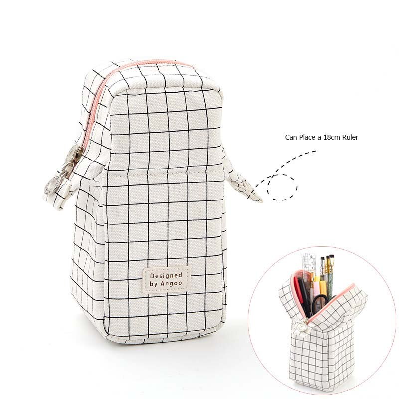 Estuche de almacenamiento para bolígrafos, bolsa de papelería escolar, para estudiantes universitarios, para oficina y adultos: 3