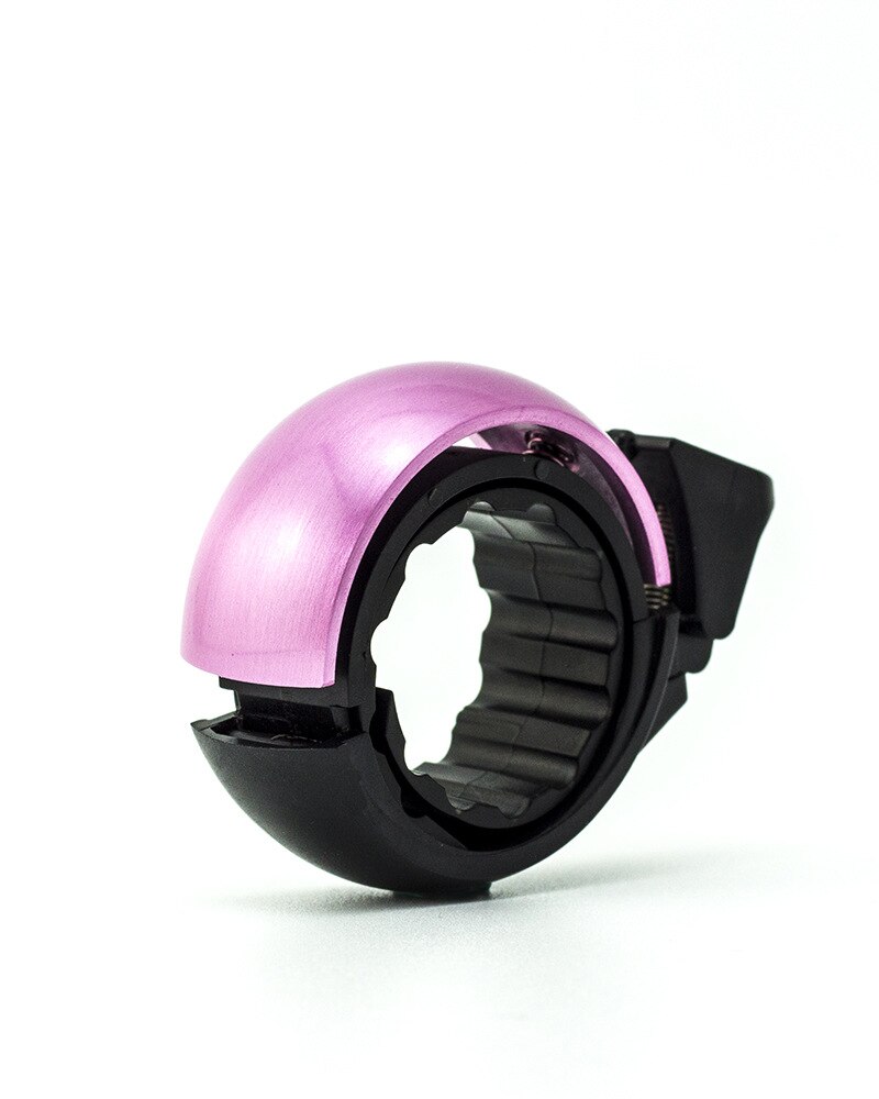 Bike Bell Bicycle Ring Bell Cycling Bike Handlebar Bell Bike Horn for Handlebar 22.2-31.8MM: Pink