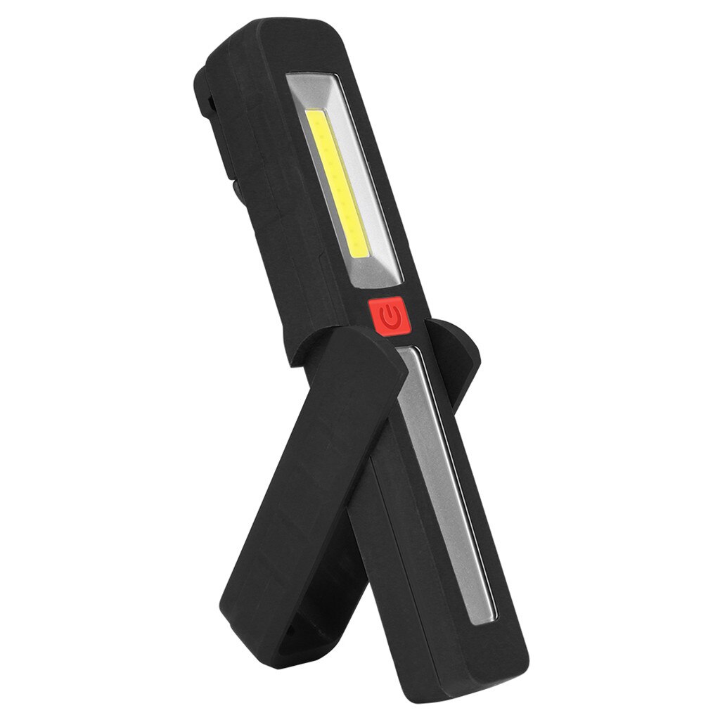 LED COB Rechargeable Magnetic Torch Flexible Inspection Lamp Cordless Work Light Emergency Lmp#10