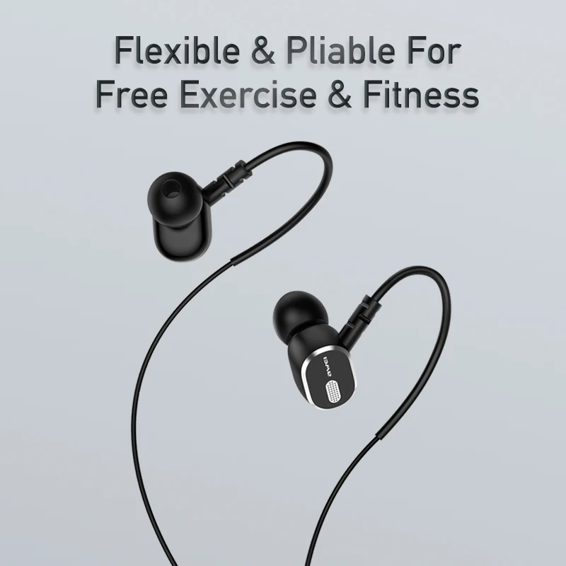 Awei TC-6 słuchawki przewodowe słuchawki douszne typu C zestaw słuchawkowy do telefonu słuchawki douszne z mikrofonem Stereo USB C z wtyczką basową