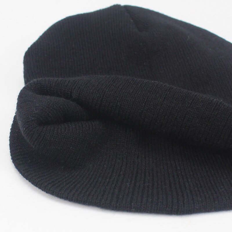 Vinter luer for kvinner menn strikket lue bein svart lue lue for jenter merke lue kvinnelige og mannlige skullies par strømpe caps