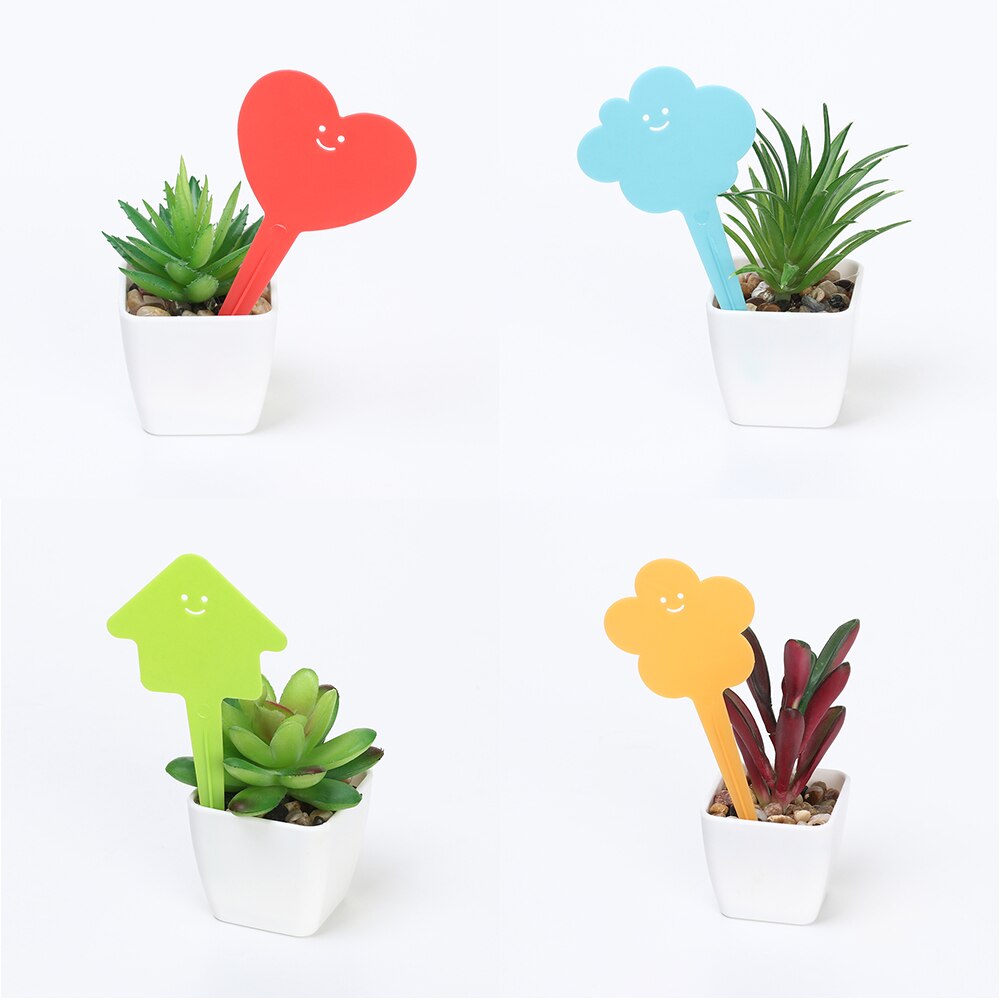 20/50 stk blomst stjerne hjerte form plante etiket planteskole potter planter blomst plante frøplante etiket markør planteskole plante tag have