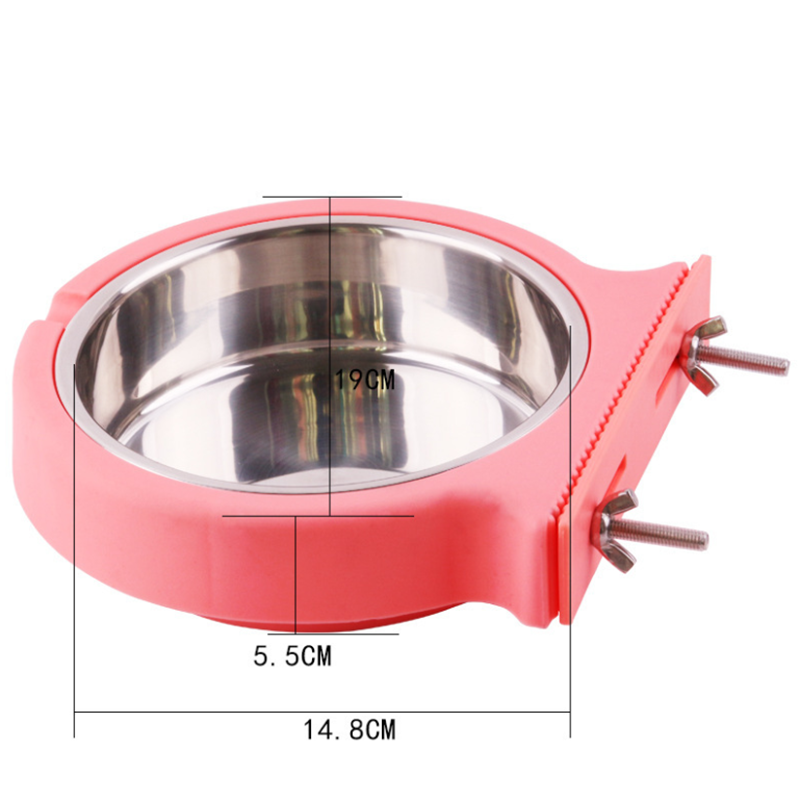 Hangende voerbak voor huisdieren, anti-val- en anti-bijtbak voor honden en katten, anti-val waterbak