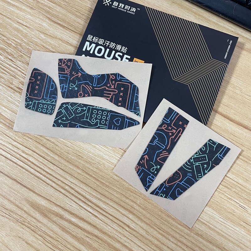 Xx9a schweißabweisende mauspads für logitech  g502 , rutschfeste seitenaufkleber