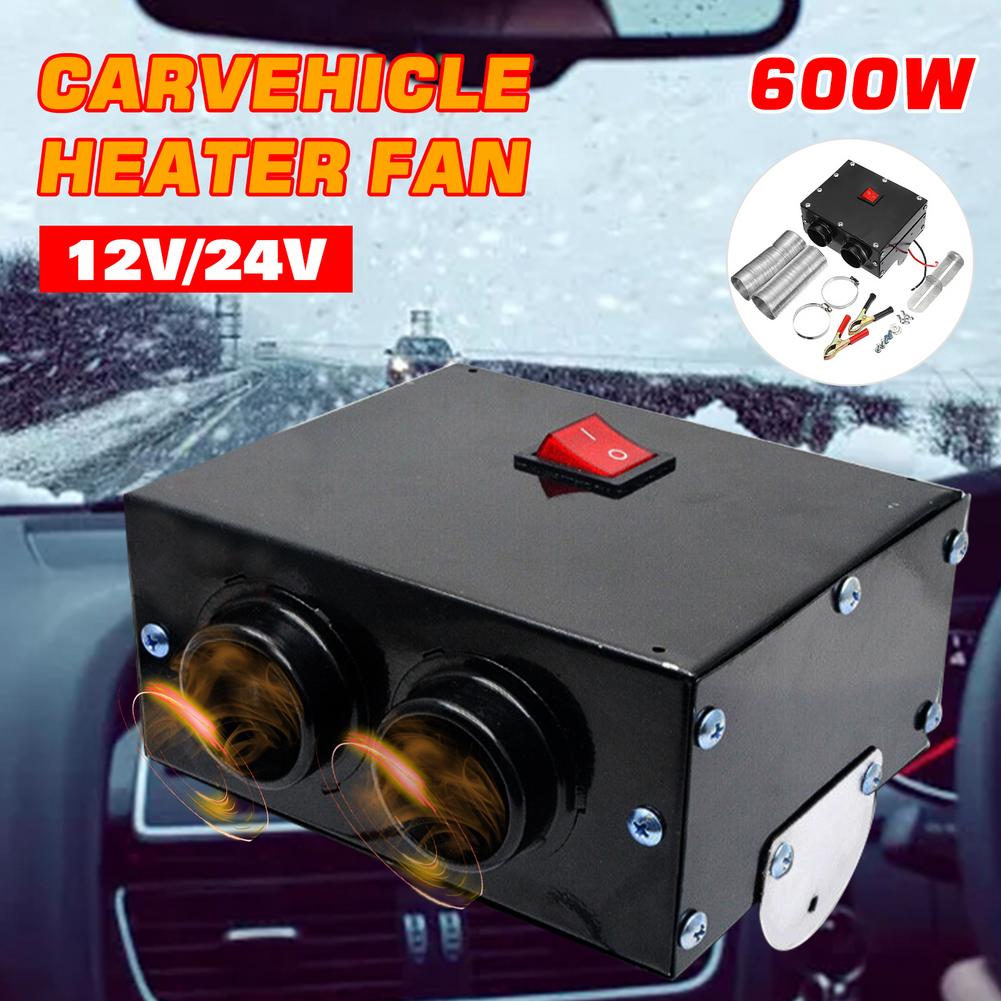 600w 12v/24v auton lämmitin tuulilasin tuulilasin huurteenpoisto himmentävä jäänpoisto autonominen lämmitin 12v 2 reikää auton jäähdytystuuletin webasto
