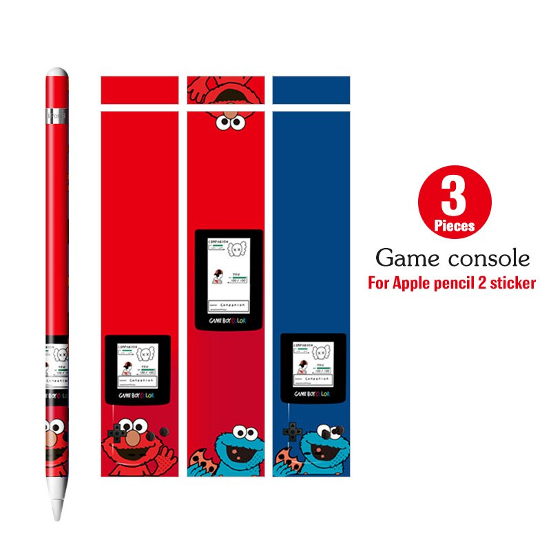 Bescherm Sticker Voor Apple Potlood 1 2 Leuke Skin Krasbestendig Creatieve Stickers Geen Spoor Stylus Pen Film Cover: game for pencil 2