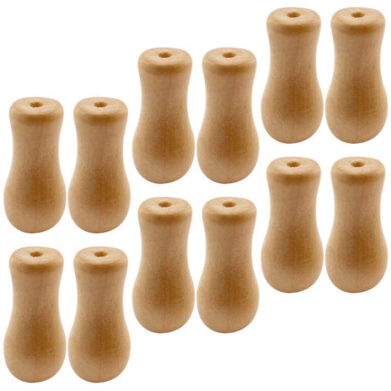 Accesorios de cortina con flecos, colgante de madera amarilla, persiana enrollable de bambú, cordón para ventana, tiradores de reloj, perillas para soporte de persianas, 12 piezas: Default Title