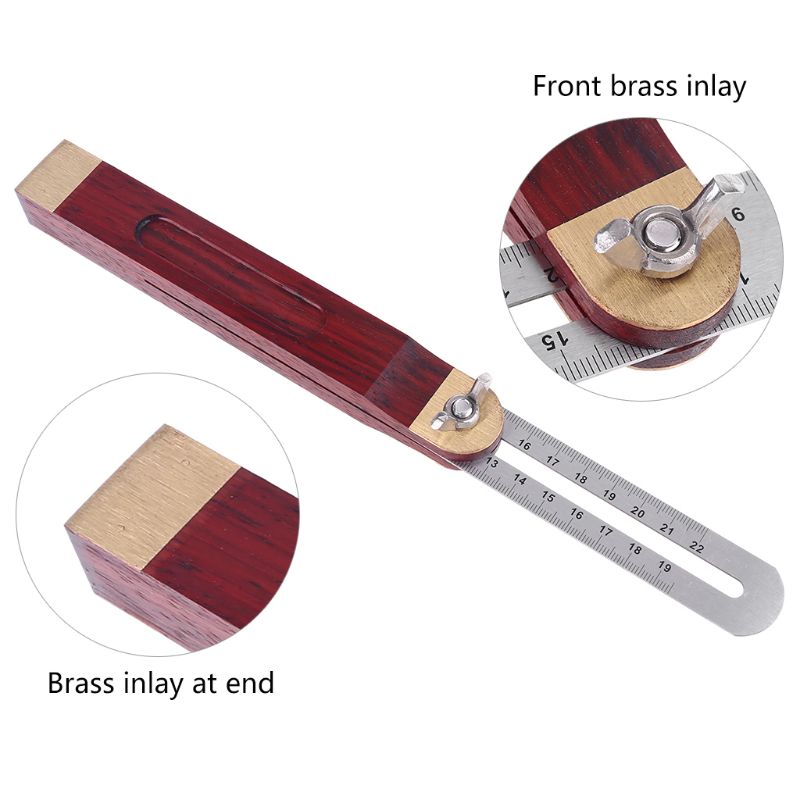 T Bevel Gauge Easy Use Adjustable Carpenter Practical Stainless Steel Durable Sliding Wood Making Angle Finder Tool