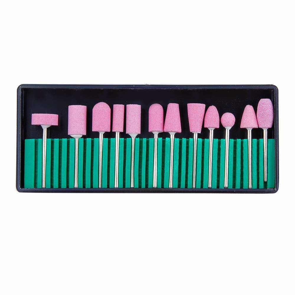 Diamond Milling Cutter for Manicure Nail Pedicure Drill Bits Set Nail Manicure Drill Milling Nail Cutter Nozzles for Manicure