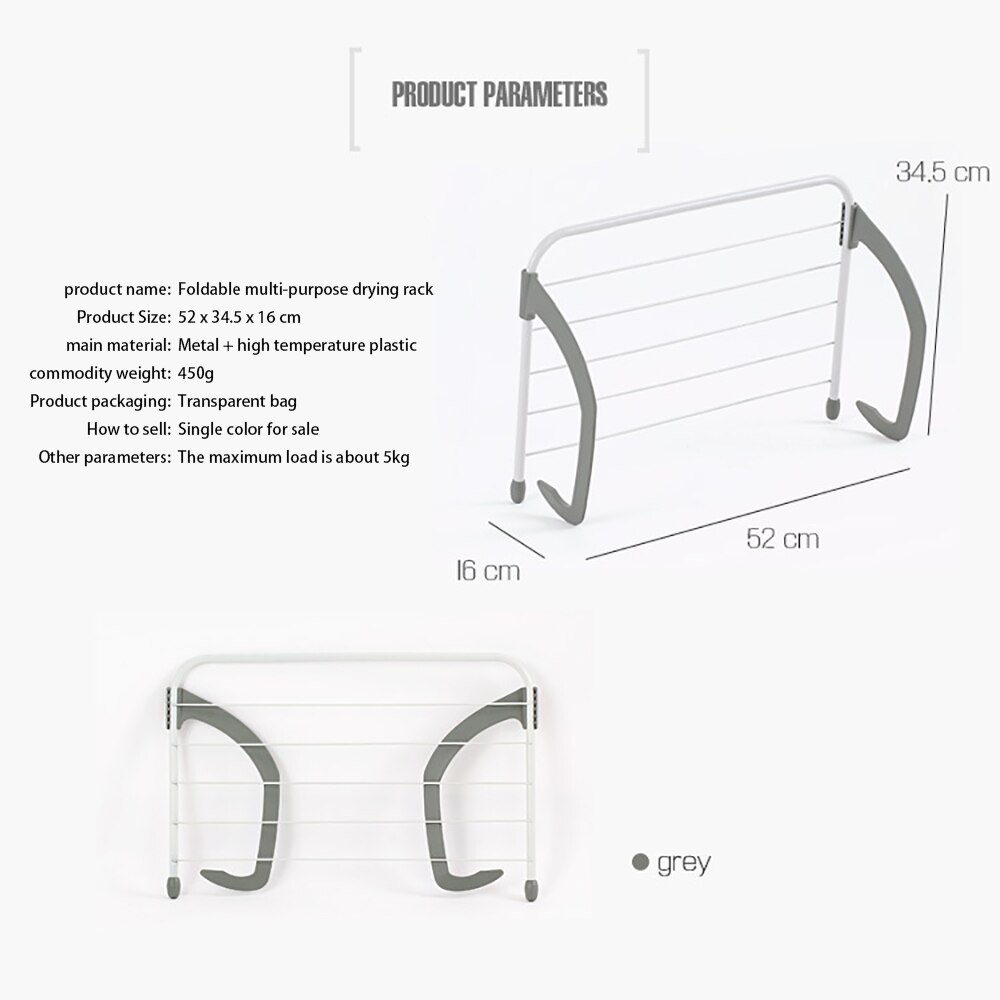 Kreative Funktionale Bad Towl Racks Magie Heizkörper Handtuch/Kleidung Klapp Pol Ständer Trockner Trocknen Rack 5 Schiene Bar Halter