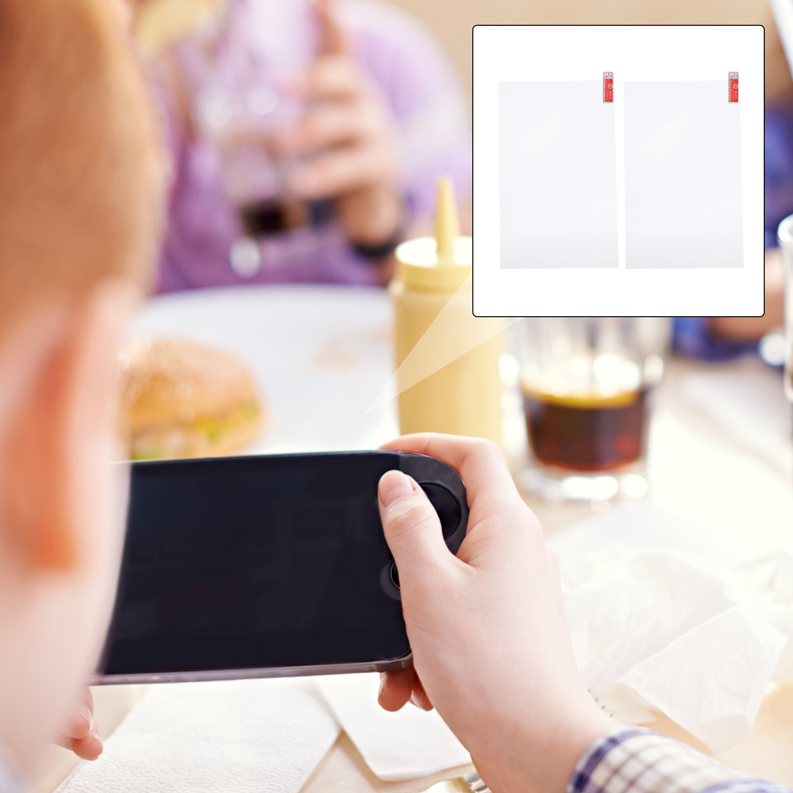 2Pcs Game Console Screen Protector Tempered Glass Film Compatible For Steam Deck