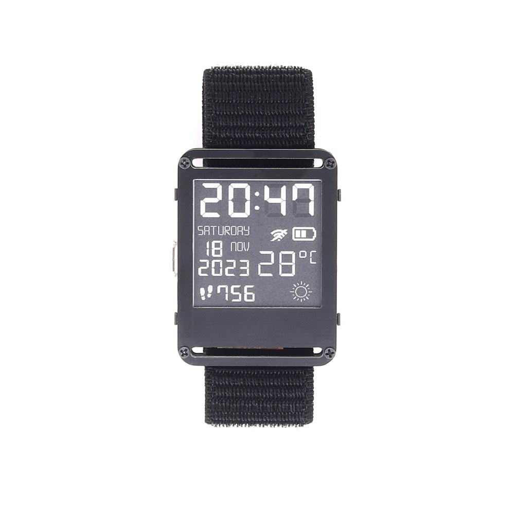 Watchy ESP32 pantalla de tinta de reloj electrónico programable puede cambiar libremente fondos de pantalla consumo de energía ultrabajo ángulo de visión amplio