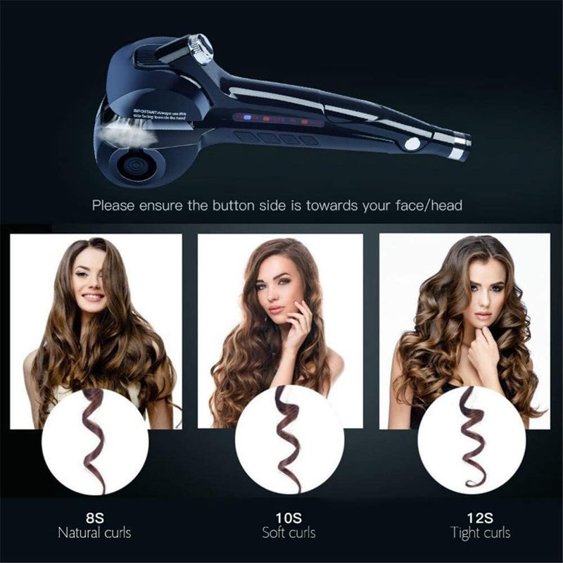 Stoomspray spiraal automatische haarkrultang roterende staaf krultang haarstylingtools krultangen krultangen krultangen stijltang