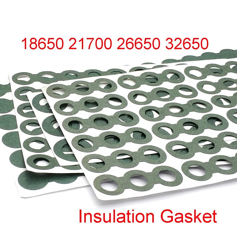 20-100pcs 18650 Li-ion Battery Insulation Gasket Barley Paper Battery Pack Cell Insulating Glue Patch Electrode Insulated Pads
