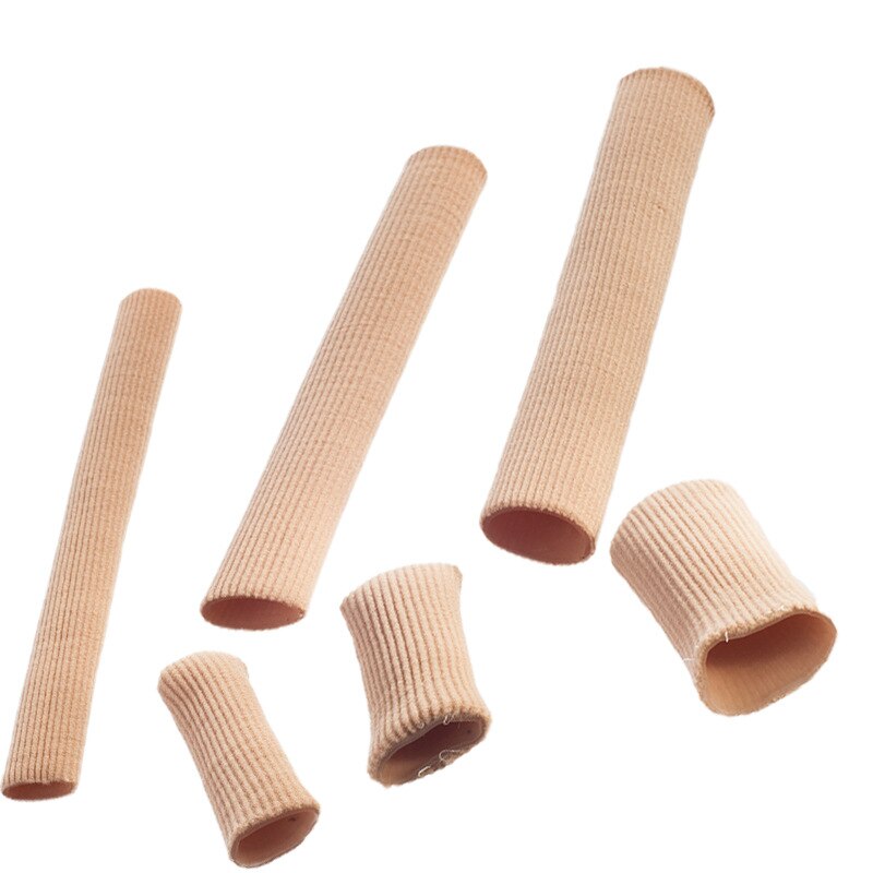 Can be cut toe set rib fabric gel tube sleeve cap for hammer toe finger separation protector foot care finger toe