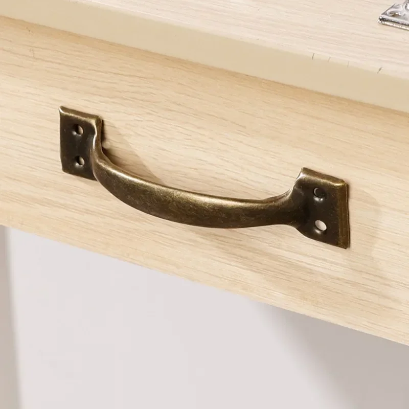 4/6 Inches Barn Door Handle Iron Pull Handles with Screw Balcony Sliding Door Pulls Heavy Duty Wooden Closet Cupboard Gate Knobs