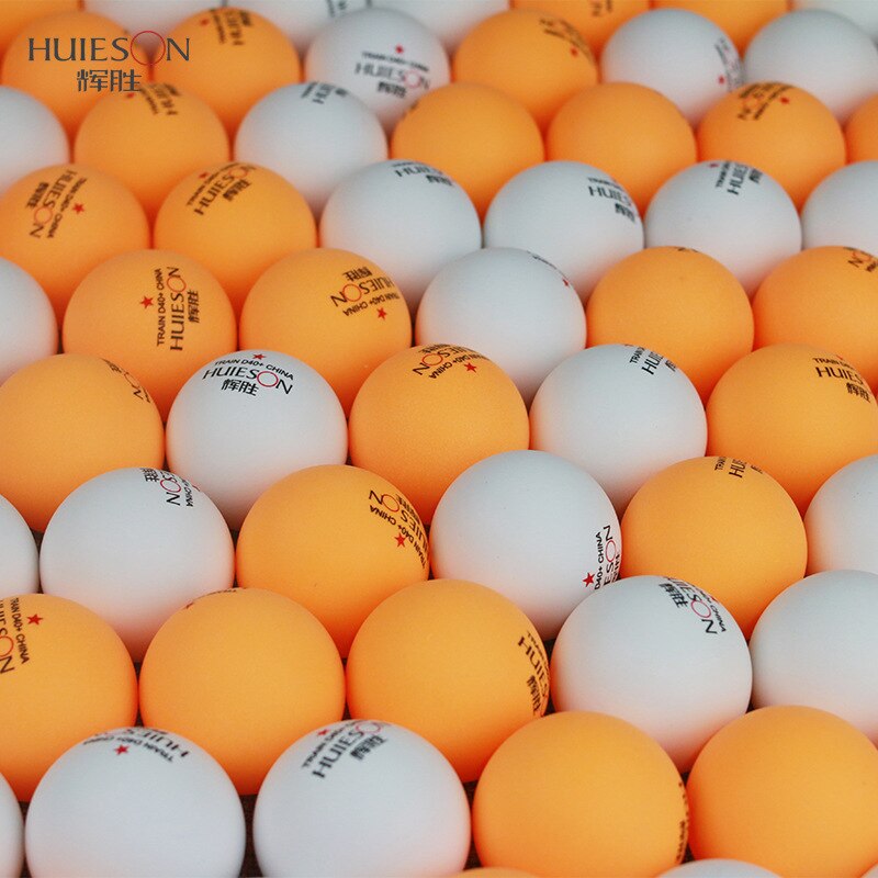 HUIESON 50Pcs/Pack Material Table Tennis Balls D40mm+2.7g ABS Plastic Ping Pong Balls Teenager Adult Club Training Ball