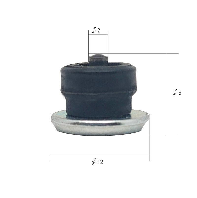 Espinho de pneu de inverno, 8mm, parafusos para pneus de carro, chians, ponta de carboneto, para automóvel, carro, suv, atv, motocicleta, caminhão