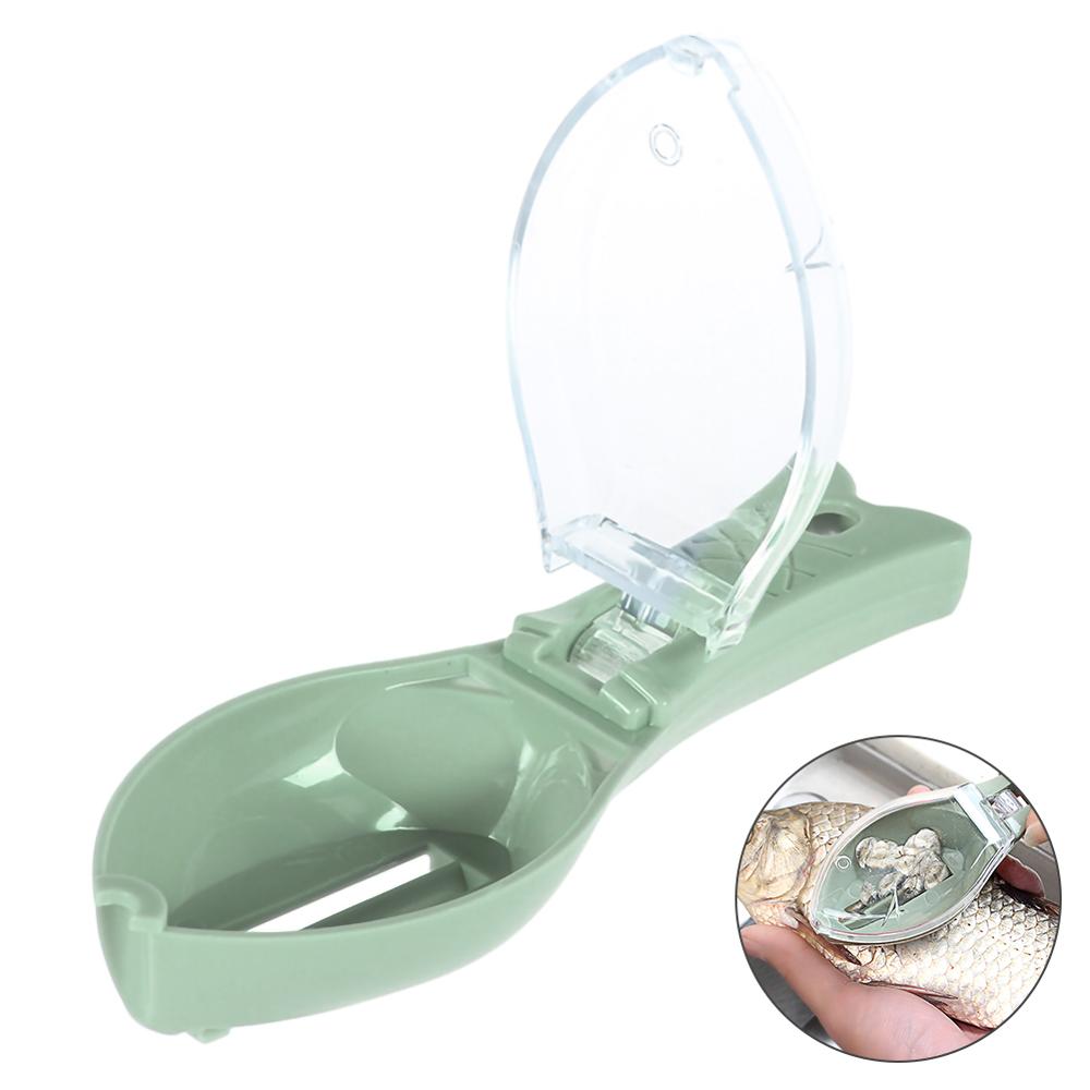 Fish Scale Scraper Tool for Manually Brushing Fish and Removing Scales 35P: Light Green