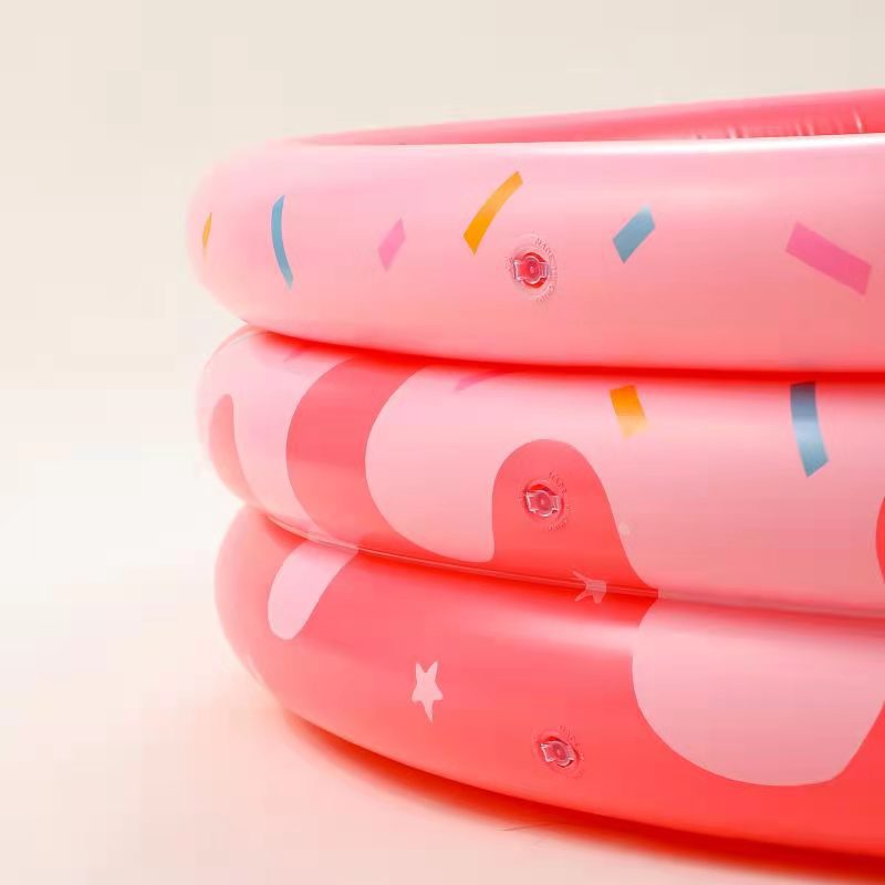 Ronde Donut Opblaasbaar Zwembad Kinderen Peuterbad Thuis Kinderen Verdikking Zwembad Oceaan Ballenbad