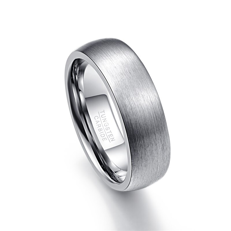 Uomini Anello 100% del Carburo di Tungsteno Gioielli da Uomo Fedi Nuziali Anelli para hombres Pierscienie: 7