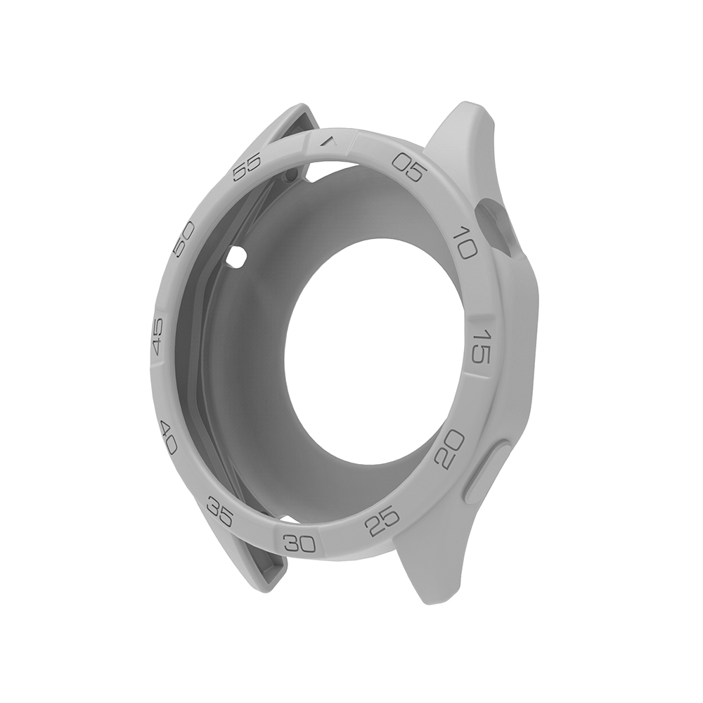 Silikonerem til huawei watch  gt4 gt5 46mm udskiftningsurrem + beskyttende etui: Guld