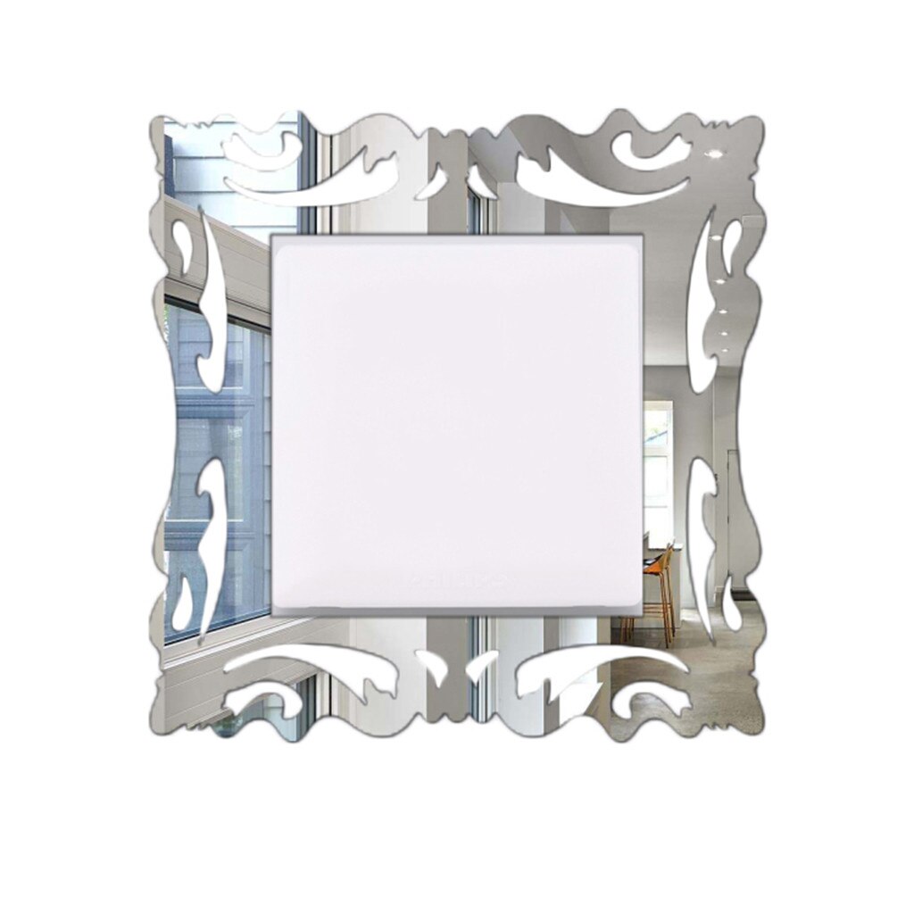 Autocollant imperméable en acrylique pour interrupteur , 1 pièce, cadre Photo de Style miroir mural, décoration de maison, pour interrupteur de magasin, meilleur