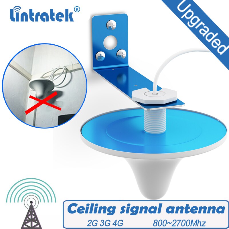 360 ° Signaal Antenne Voor Gsm Wcdma Umts En 4G Lte Signaal Repeater Booster Omnidirectionele Plafond Antenne Met 2M Kabel N Male