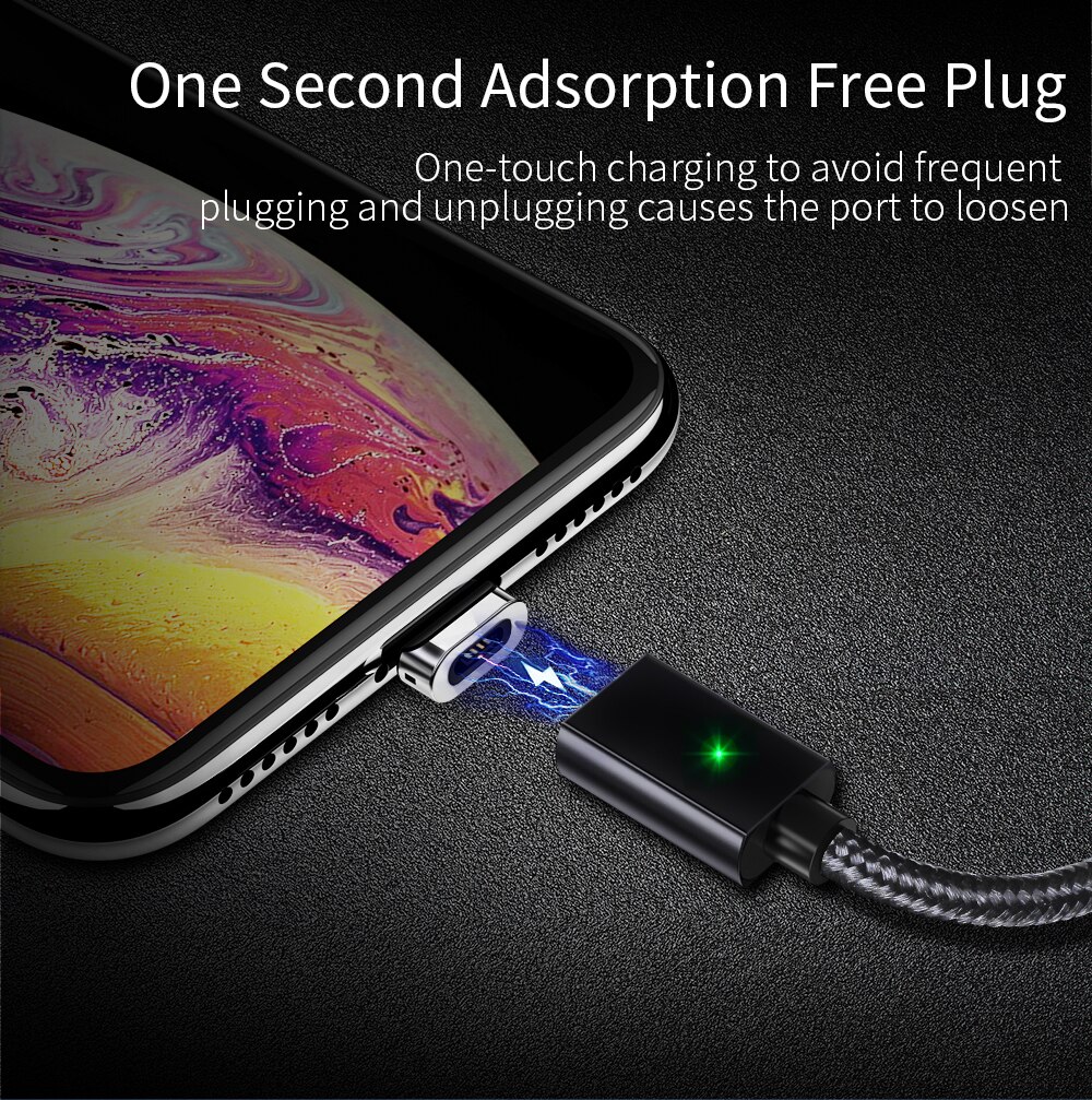 S Magnetische Kabel Micro Usb Type C Voor Micro Usd Kabel 1M 3A Snel Opladen Draad Type-C magneet Charger Datum Telefoon Kabel
