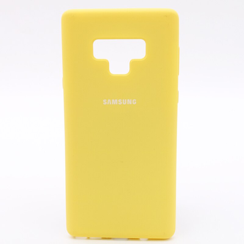 Samsung Note 9 Galaxy Note 9 Case 9 Clear Back Cover 360 Cute Luxury Shockproof Hard Protective PC Case Original Phone Cover: yellow