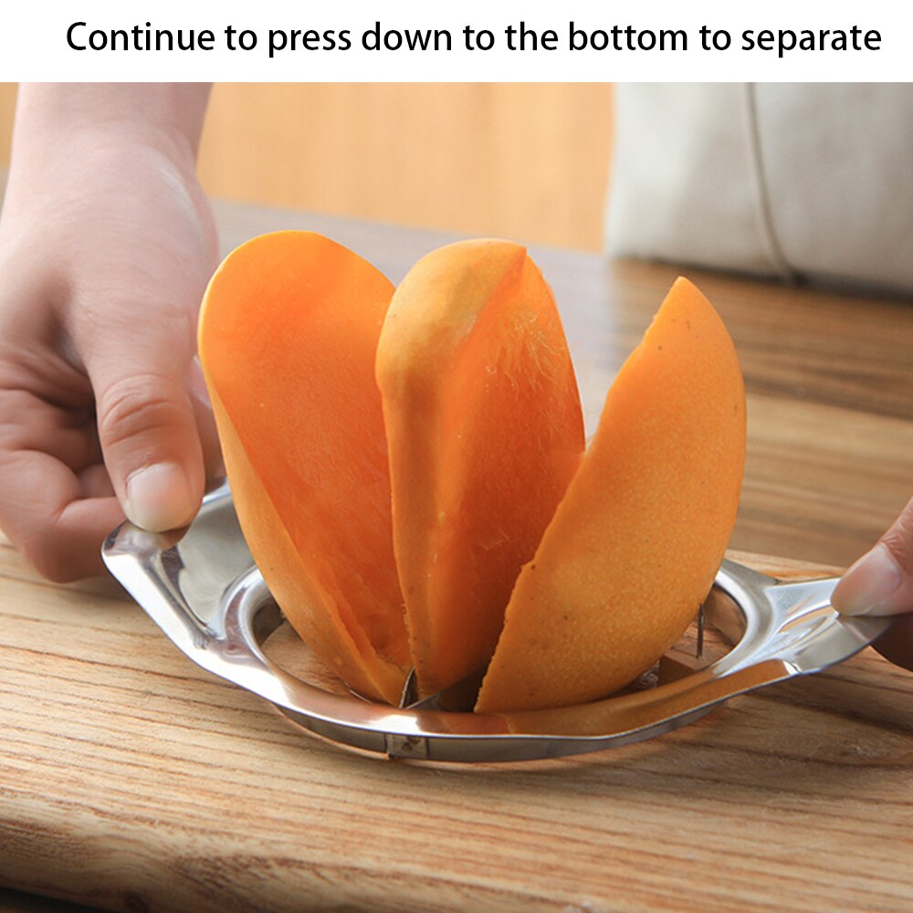 Fruit Tools Mango Slicer Mango Peel Knife Mango Splitters Vegetable Tools Stainless Steel Mango Cutters Corer Peeler