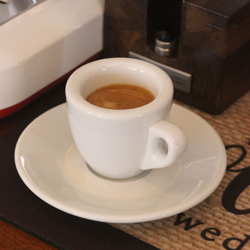 Tazas de café expreso de cerámica de 50ML con grueso para una sola taza, taza de 9mm para pared, aislamiento duradero, accesorios para Barista Espresso