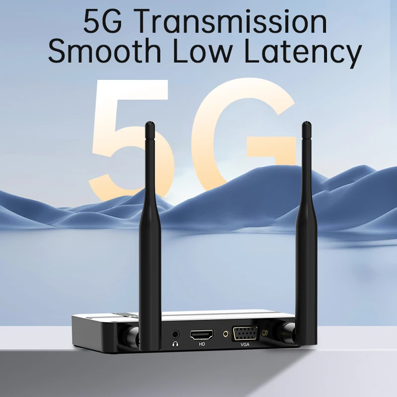 5G 4K 1080P 50M inalámbrico HDMI VGA transmisor de vídeo receptor extensor adaptador de pantalla Dongle para teléfono TV Monitor proyector PC