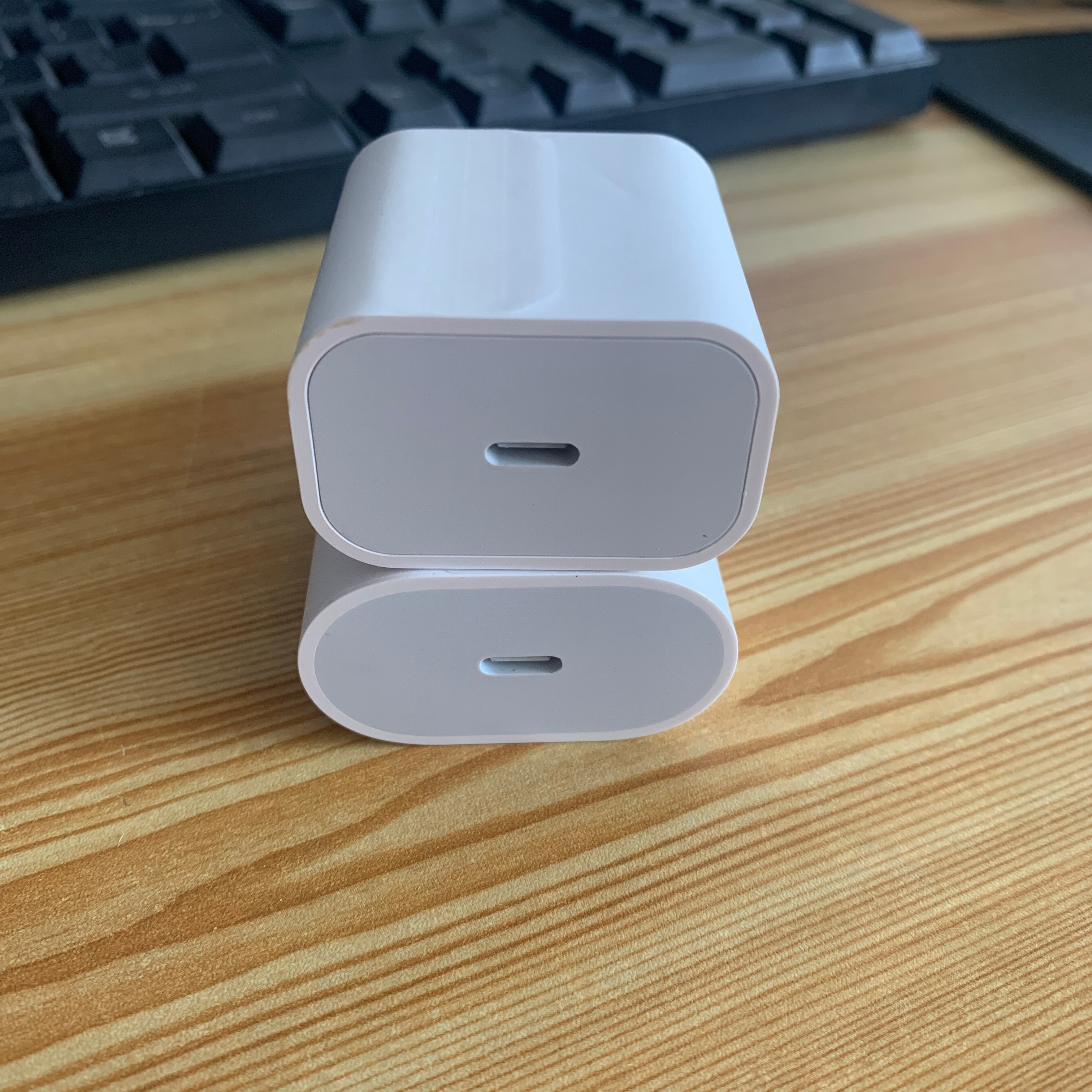 Hurtiglader pd lader eu oss plugg 18w 20w lader med usb c kabel 1m har detaljemballasje til iphone 12 pro max 11 pro