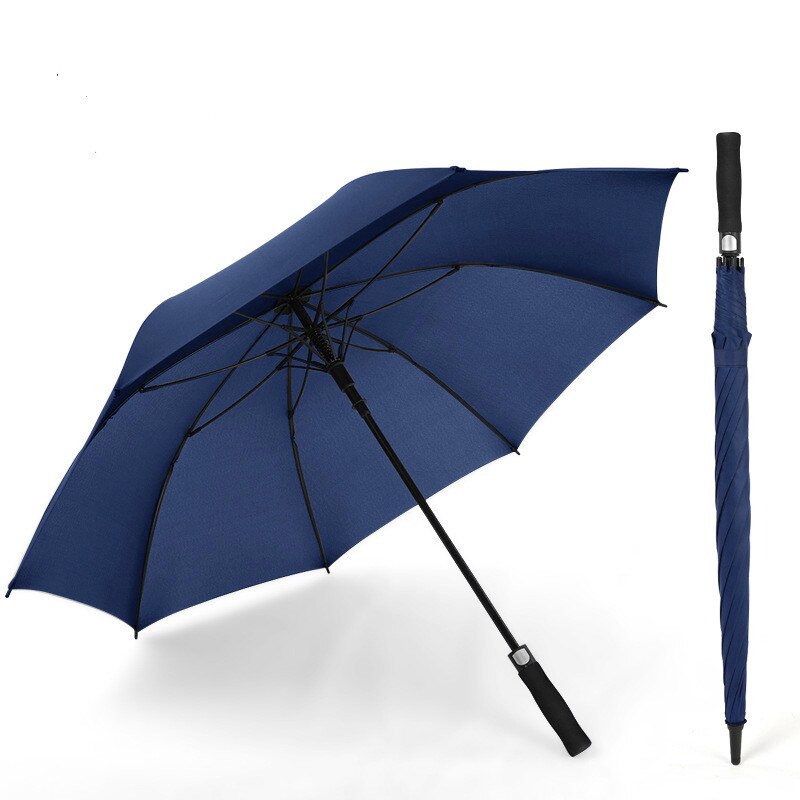 Umbrella Golf Umbrella Long Handle Umbrella High-end Men Increase Anti-storm Business Straight Male Umbrella Parasol Umbrella: Red