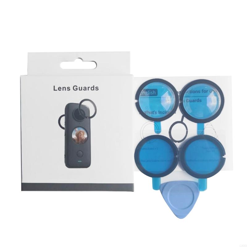 Protectores de lentes para protección, Protector de lente panorámico, accesorios para cámaras deportivas para reemplazo Insta360 ONE X2